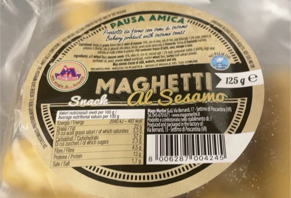 Maghetti al sesamo