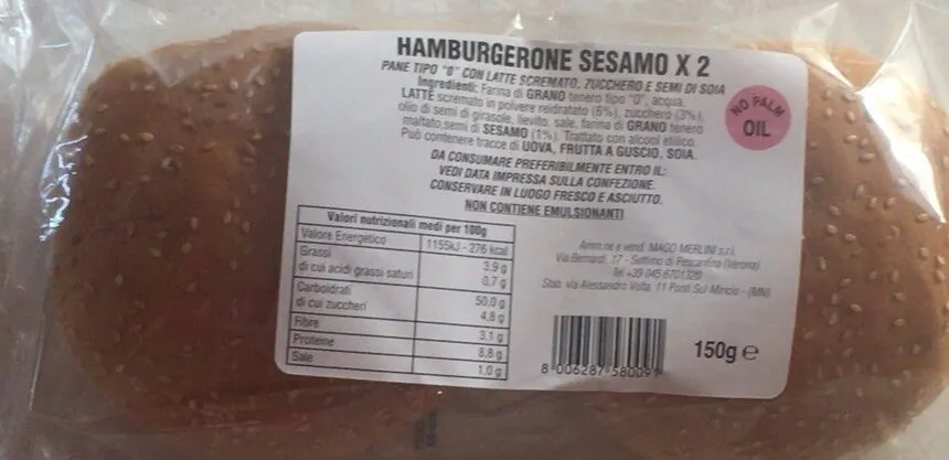 hamburgerone sesamo x2