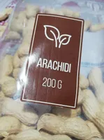 Arachidi in guscio tostate