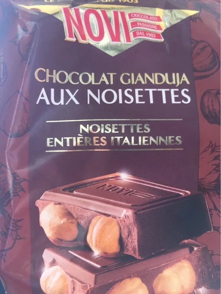 Chocolat Gianduja aux noisettes