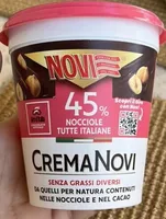 CremaNovi 45% nocciole tutte italiane