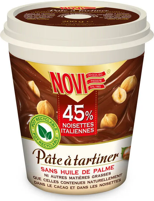 Pâte à tartiner 45% noisettes italiennes