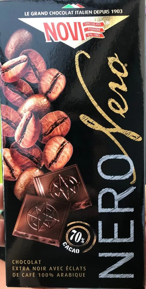 Nero Nero 70% con granella di caffè arabica