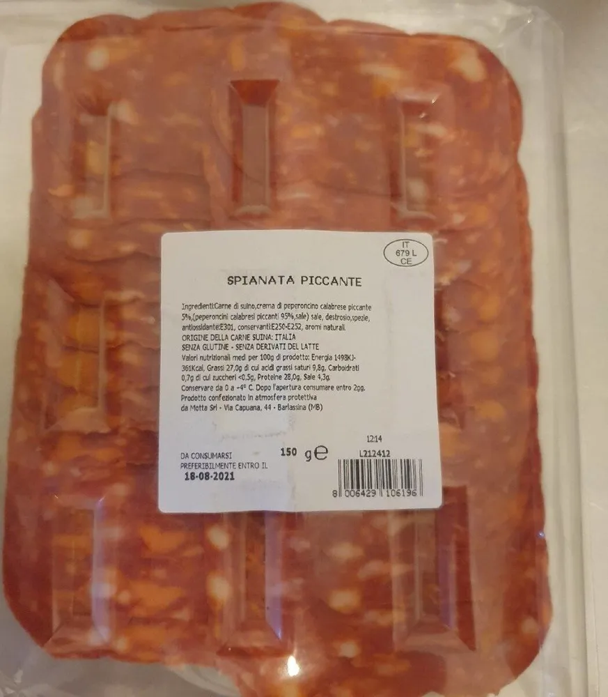 Spianata Piccante