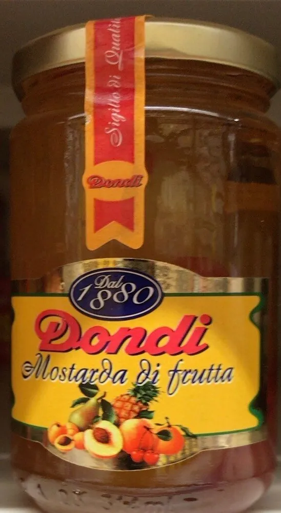 Mostarda senapata di frutta