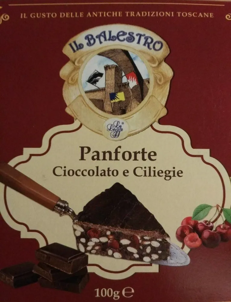 Panforte Cioccolato e Ciliegie
