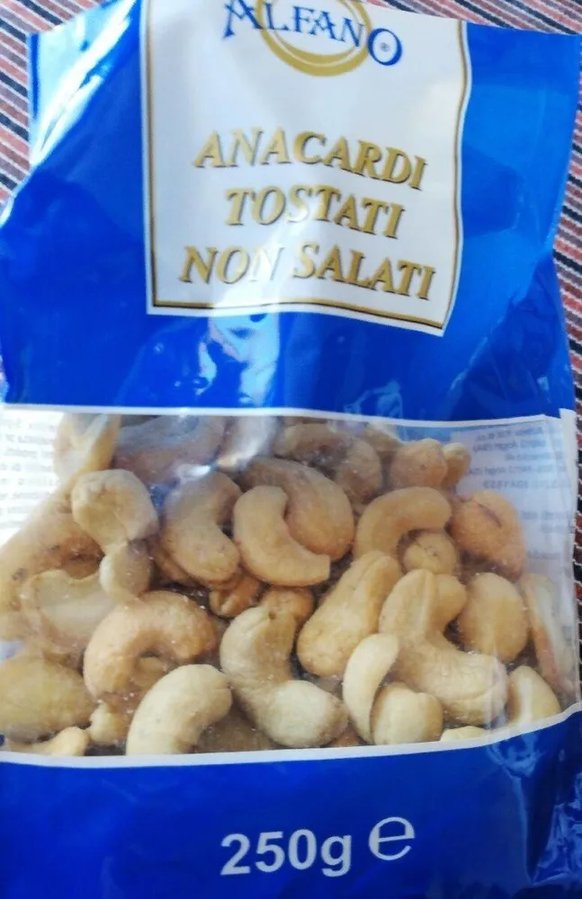 Anacardi tostati non salati
