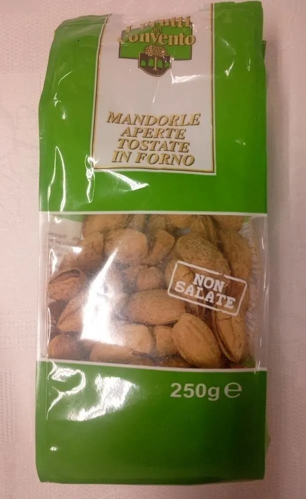 Mandorle aperte tostate in forno