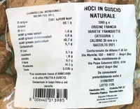 Noci in guscio naturale