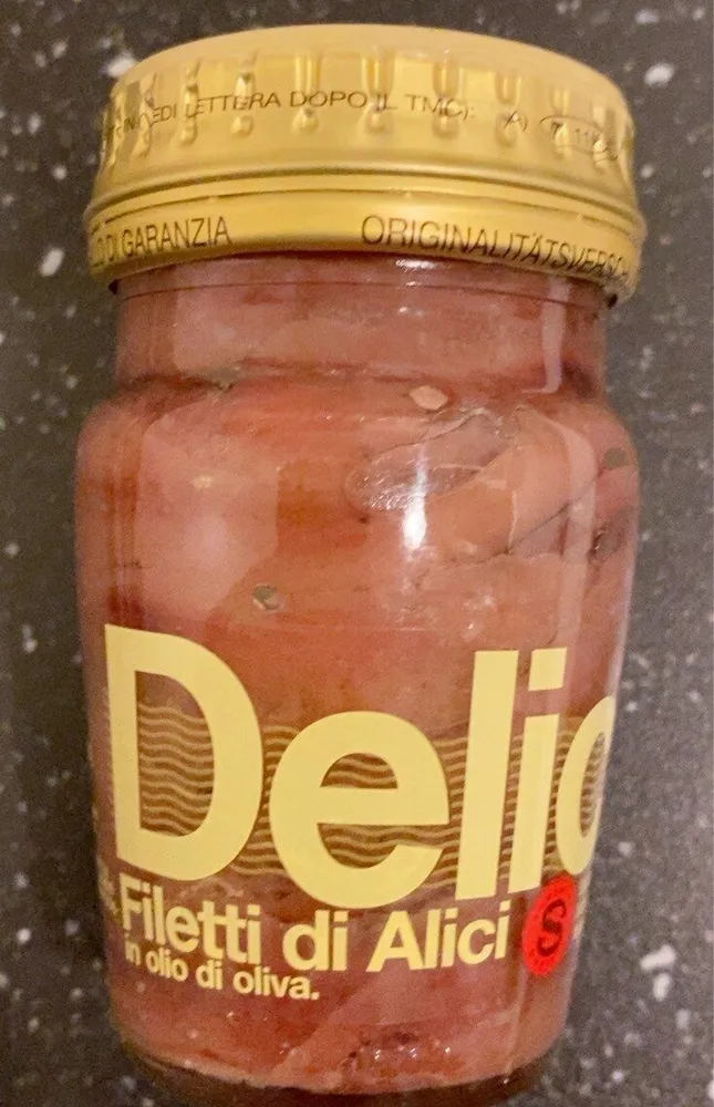 Filetti di alici in olio di oliva