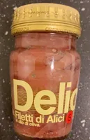 Filetti di alici in olio di oliva