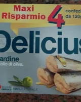 Sardine all'olio di oliva