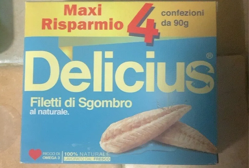 Filetti di sgombro al naturale