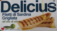 Filetti di sardina grigliata all'olio d'oliva