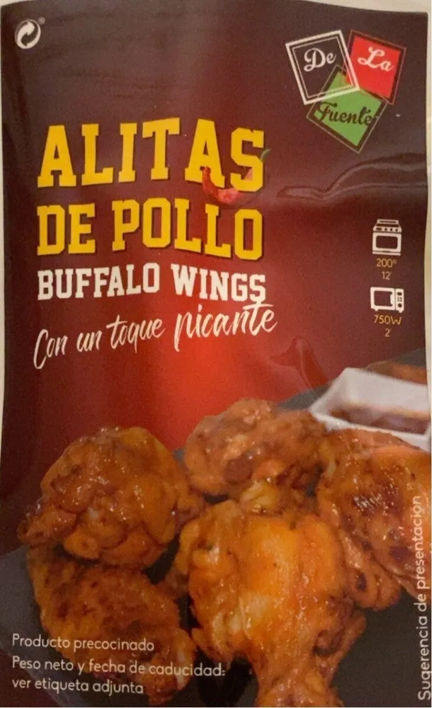 Alitas de pollo buffalo wings