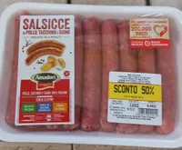 Salsicce pollo tacchino e suino