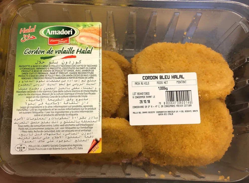 Cordon de volaille Halal
