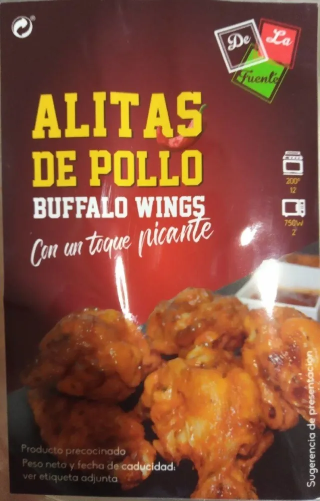 Alitas de pollo Buffalo wings
