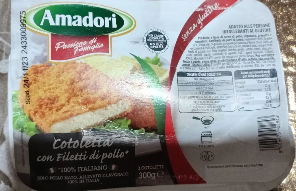 cotoletta senza glutine