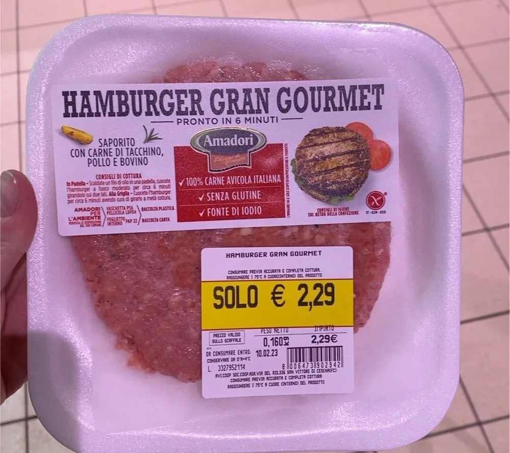 Hamburger gran gourmet