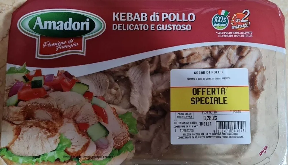 Kebab di pollo
