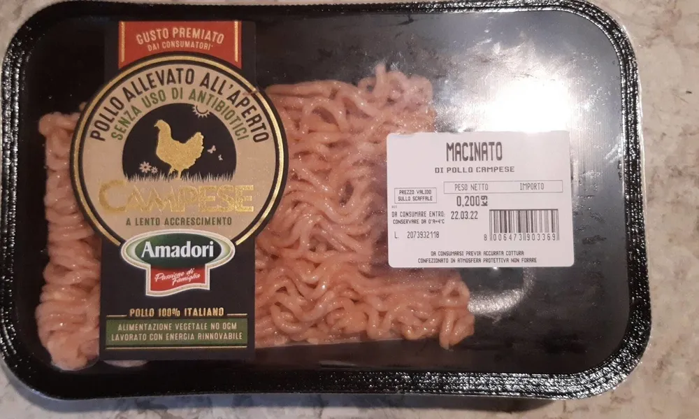 Macinato di pollo campese