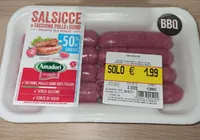 Salsicce di tacchino pollo e suino