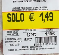 Hamburger di tacchino
