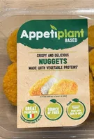 Nuggets made with vegetable proteins