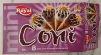 Mini coni al cacao e panna