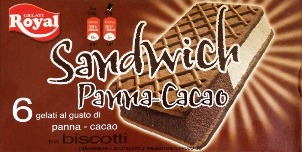 Sandwich Panna-Cacao