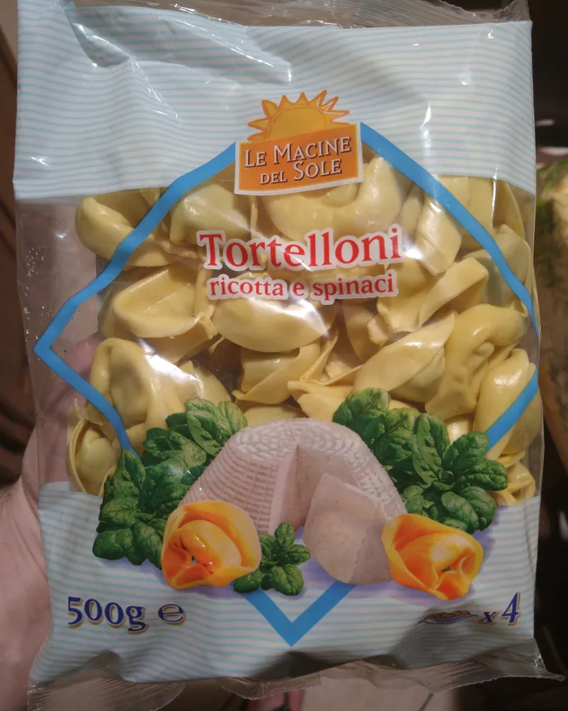 Tortelloni ricotta e spinaci