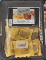 Gran ravioli con funghi porcini