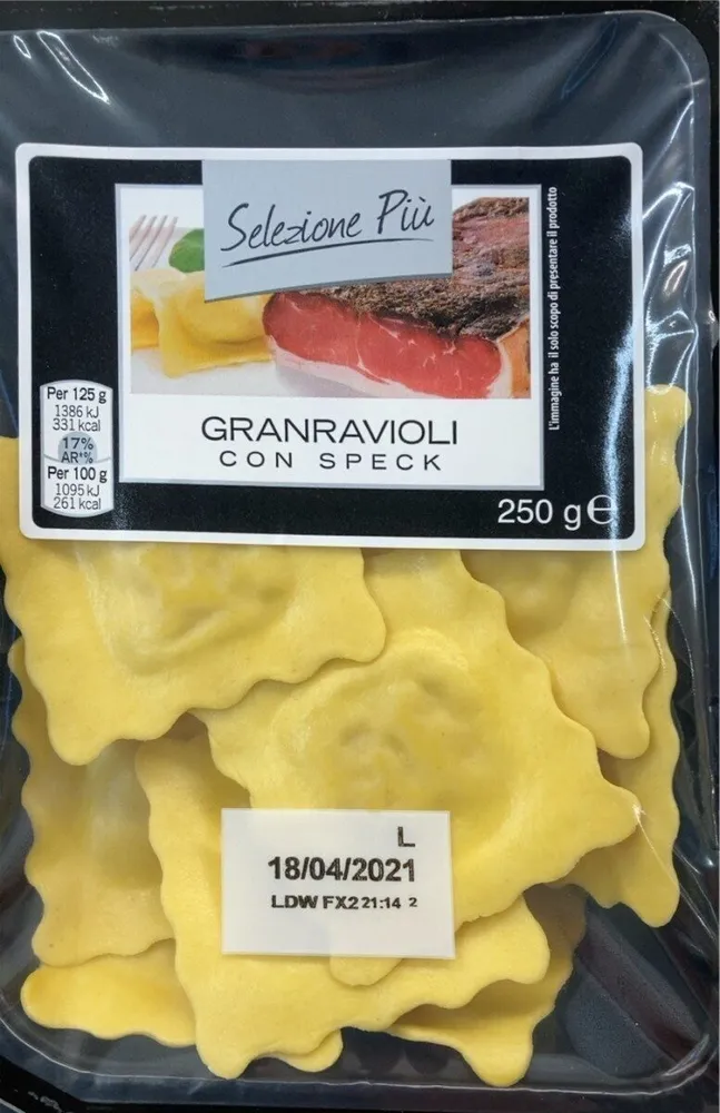 Granravioli con speck