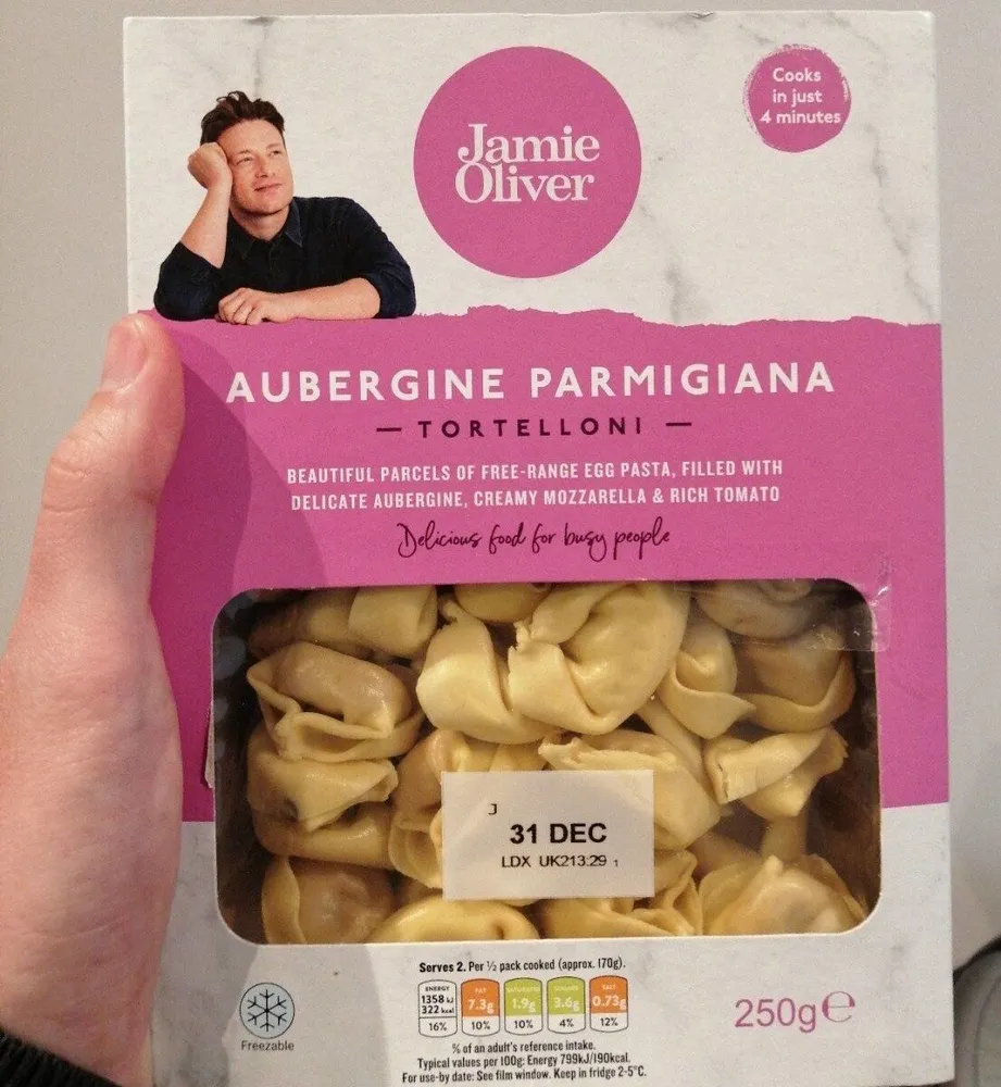 Aubergine Parmigiana Tortelloni