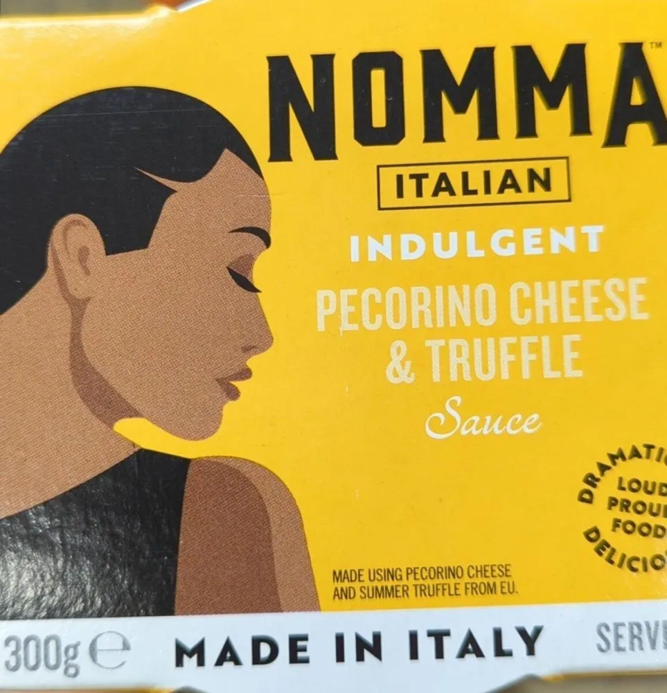 Indulgent pecorino cheese and truffle sauce