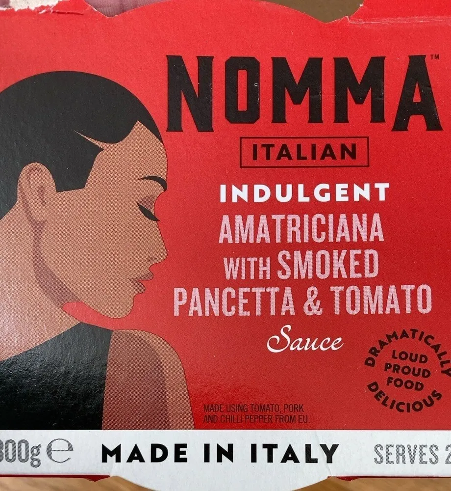 Amatriciana with smoked pancetta & tomato sauce
