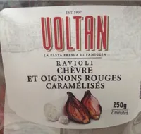 Ravioli chèvre et oignons rouges caramélisés