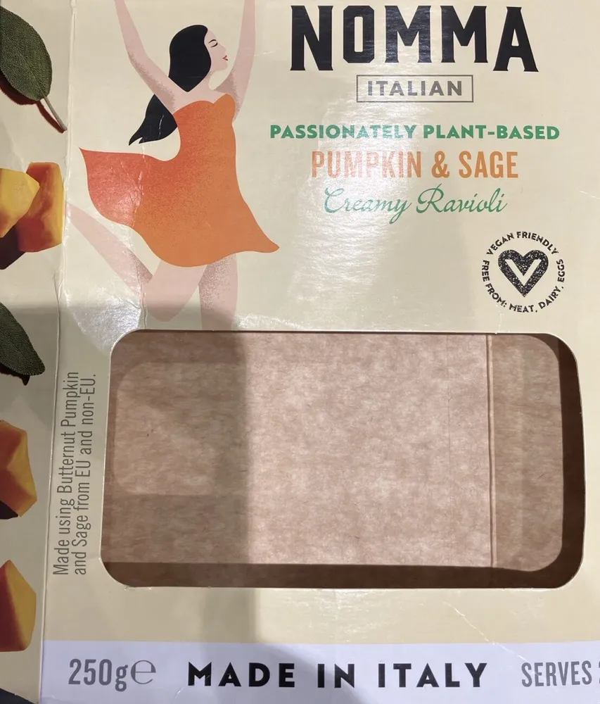 Nomma Pumpkin & Sage Ravioli