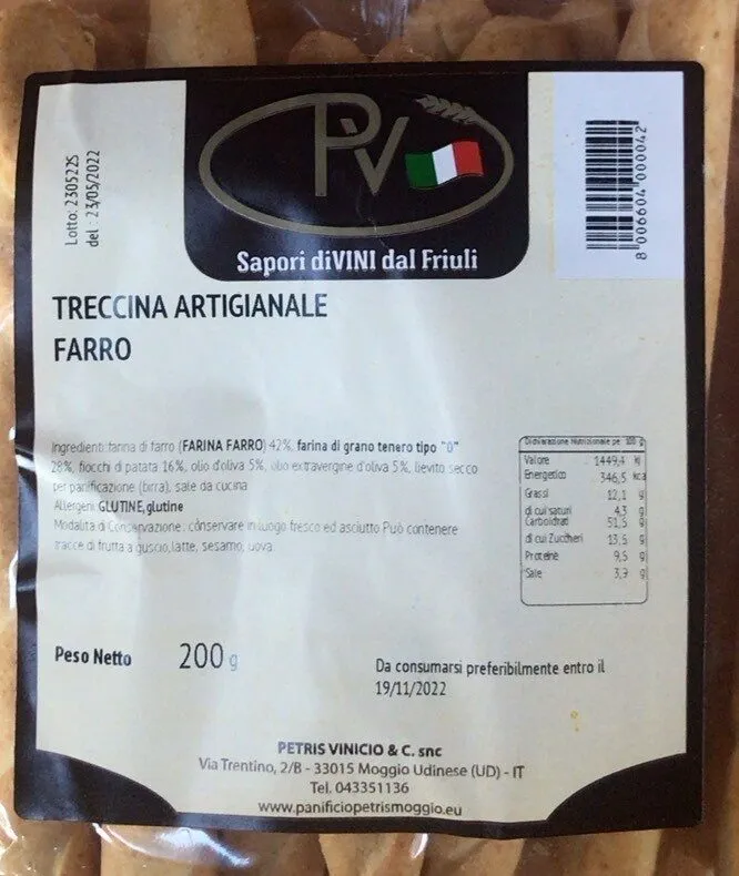 Treccina artigianale farro