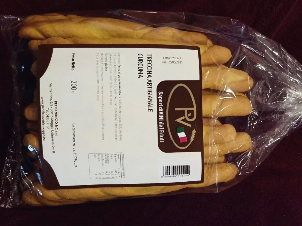 Treccina Artigianale curcuma
