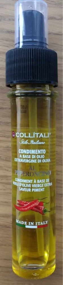 Condiment à base d'huile d'olive vierge extra saveur piment
