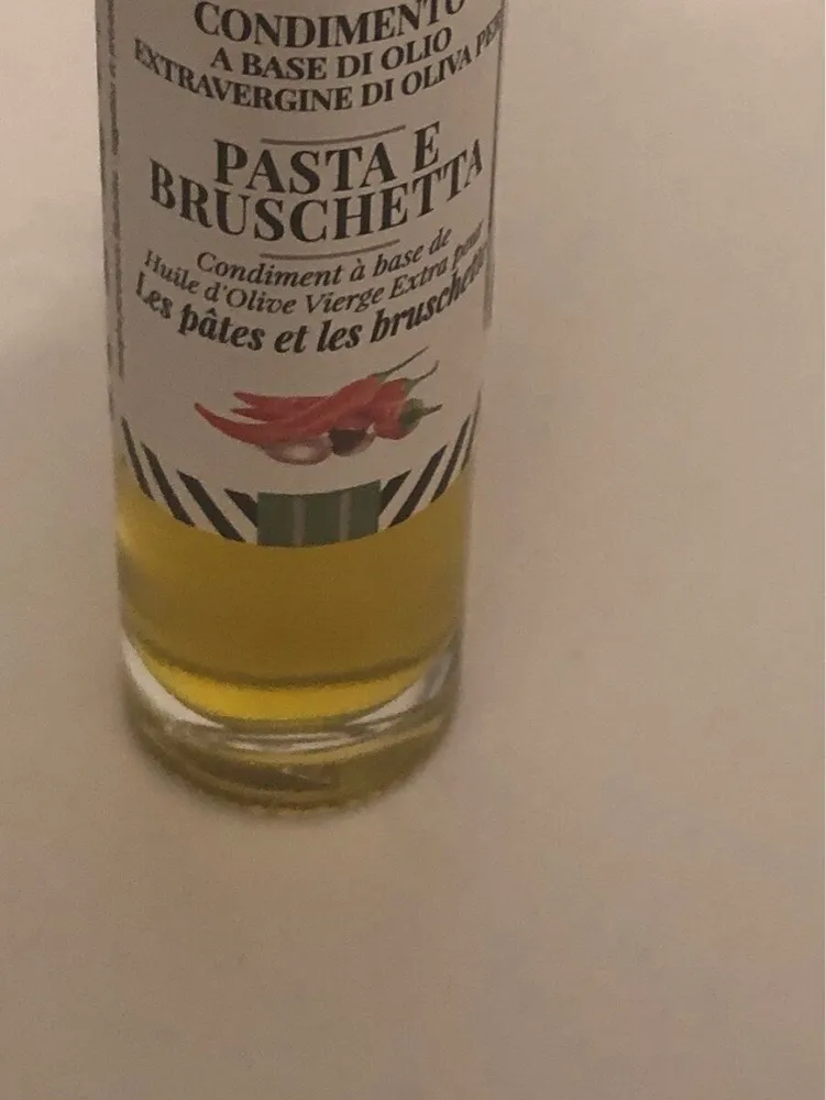 Condiment a base d huile d olive