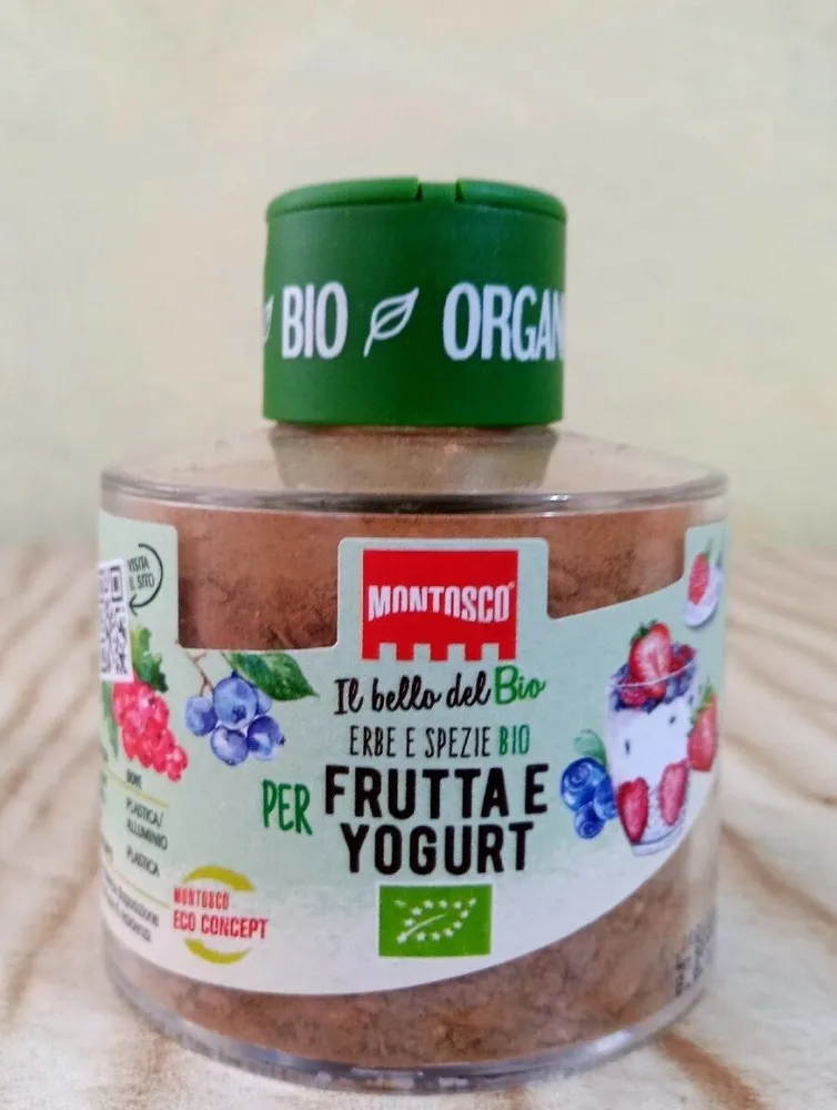 Erbe e spezie bio per frutta e yogurt