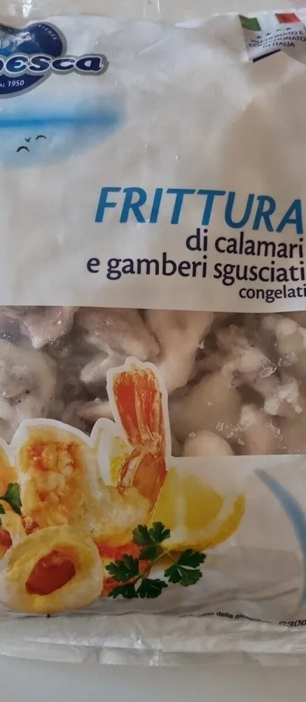 Frittura di calamari e gamberi
