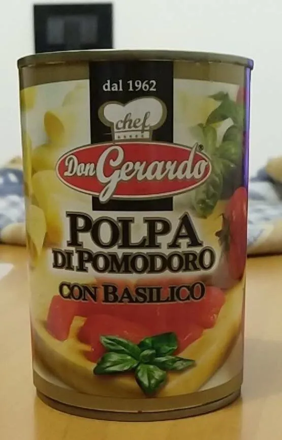 Polpa di pomodoro con Basilico