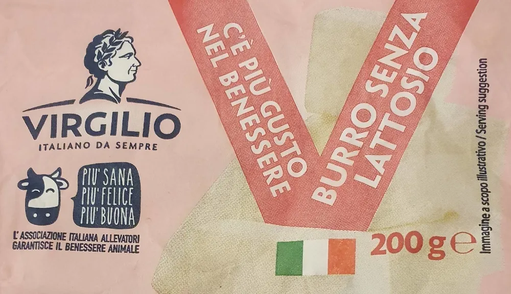 Burro Senza Lattosio