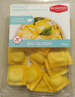 Ravioli Requesón y Espinacas sin gluten