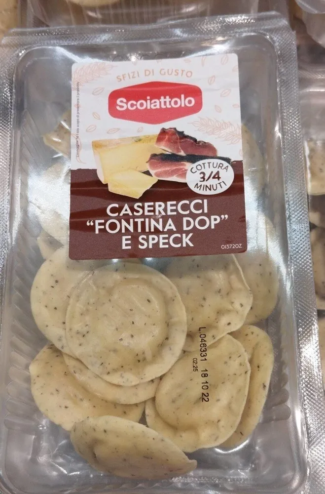 Caserecci fontina e speck