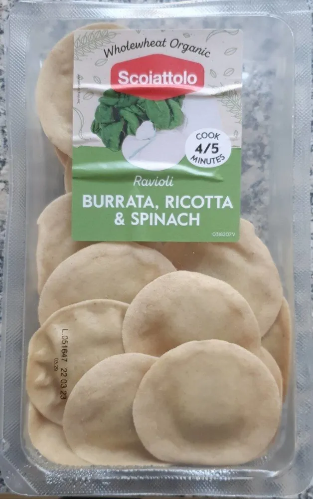 Ravioli Burrata, Ricotta & Spinach